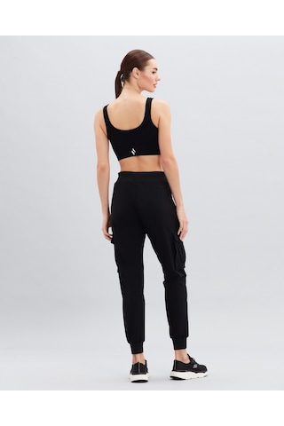 Skechers Micro Collection W Jogger Woven Pant Kadın Siyah Pantolon S222169-001 Siyah