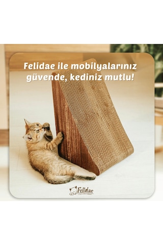 Oluklu Mukavva, Kedi Tırmalama Kanepesi Dikey Tırmalama / 24x43x24cm Small - Cs7 Dw