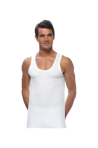 Gümüş Iç Giyim Erkek Askılı Pamuklu Penye Atlet 6 Lı Paket