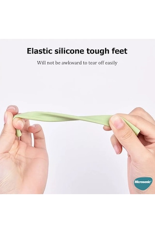 Microsonic Pencil Pro Kılıf Mat Silikon Beyaz Gri