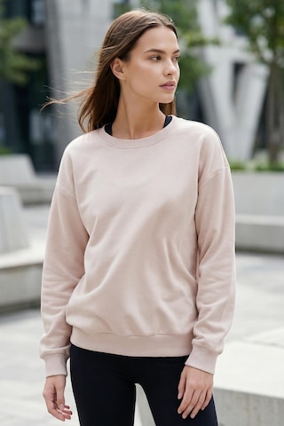 Tommy Life Basic Oversıze O Yaka 3lü Paket Siyah-haki- Bej Kadın Sweatshirt - 97053 Siyah - Açık Bej