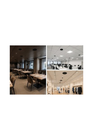 Cafe Ve Ofisler İçin Hazır Ses Paketi: 2'li Tavan Hoparlör Ve Bluetooth Ses Sistemi Paketi