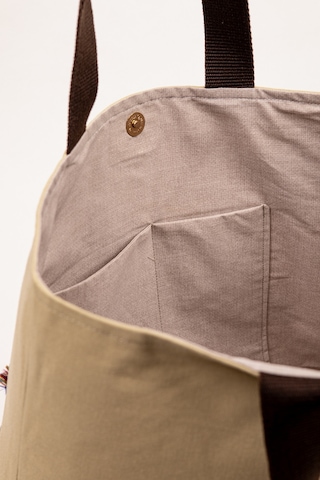 Fabric Craft Bag Omuz Çanta Etnik İşlemeli Hardal Hardal