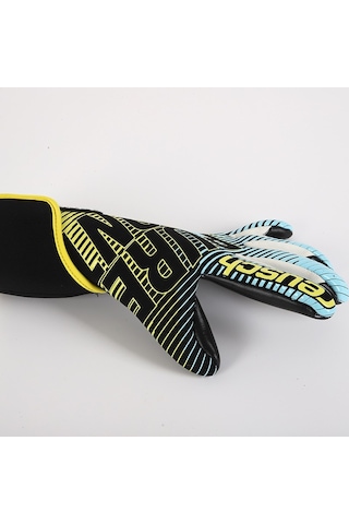 Elamco Lateks Futbol Kaleci Eldiveni Profesyonel Futbol Topu Kaleci Eldivenleri Yetişkinler Kalınlaşmış Turuncu