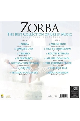 Zorba The Best Collection Of Greek Music Karşı Kıyı Şarkıları - Plak