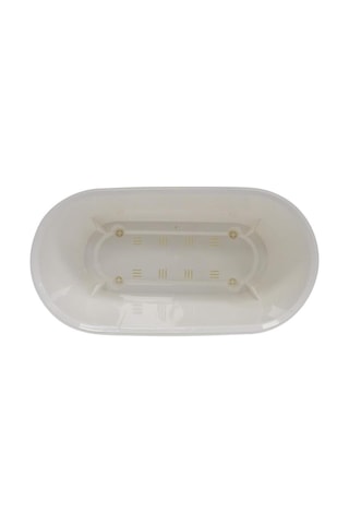 Omnipazar Krs-471 Dekoratif Yakamoz Balkon Saksı 3.5 Litre No 1 Beyaz