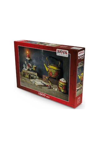 Nova Puzzle 44006 - Çay Molası 1500 Parça Mini Puzzle