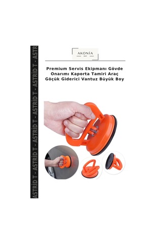 Premium Servis Ekipmanı Gövde Onarımı Kaporta Tamiri Araç Göçük Giderici Vantuz Büyük Boy