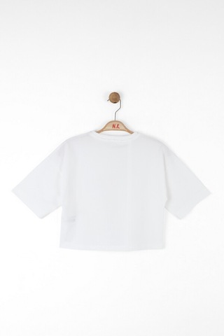 Xo Kids Kız Çocuk Tişort 10-16 Yaş 38818 Ekru