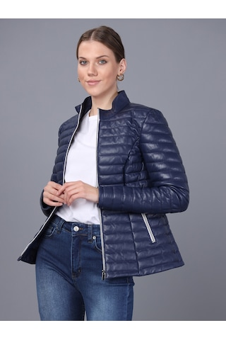 Basics&more Kadın Deri Ceket Ia90 001