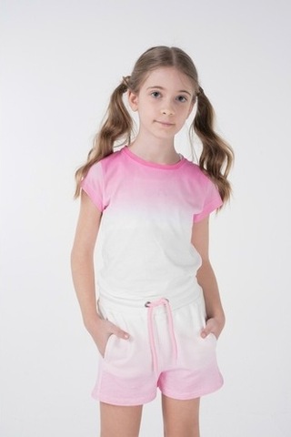 Brz Kids Baskılı Kız Çocuk T-Shirt Ekru