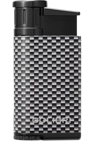 Evo Tek Torch Pürmüz Gümüş Karbonfiber Puro Çakmağı