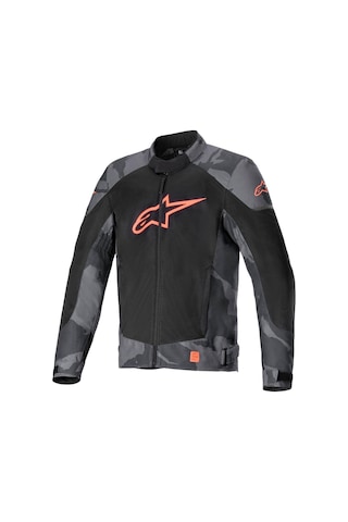 Alpinestars T-sp X Superair Yazlık Korumalı Motosiklet Montu Siyah Kamuflaj