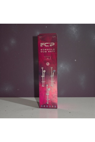 Fcp Aqua Sürgülü Duş Seti - Hortumlu Duş Başlığı Takımı Gri