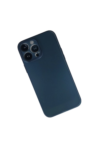 Newface - 301 - Apple iPhone Uyumlu 13 Pro Kılıf Pp Ultra İnce Kapak - Kmrsfres - - Mavi