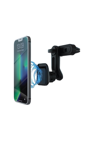 Polosmart Pbs141 Manyetik Telefon Tutucu 360 Derece Hareketli Çift Sabitleyicili Siyah Siyah