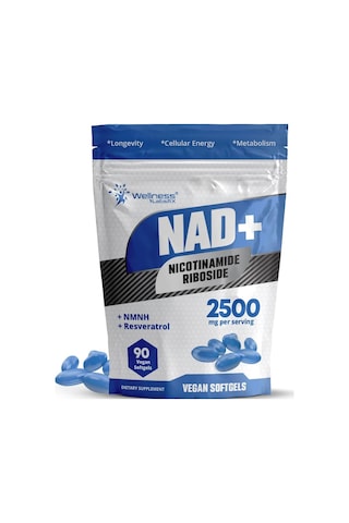 Nad+ Nicotinamide Riboside 2500 Mg 90 Softgels