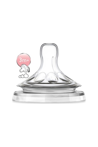 Philips Avent Scf045/27 Natural Biberon Emziği Akış Ayarlı, 3m+ 2'li