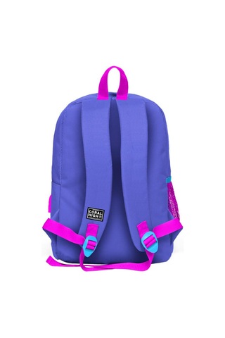 Coral High Kids Lavanta Dört Bölmeli USB Şarjlı Kulaklık Çıkışlı Okul Sırt Çantası 23803