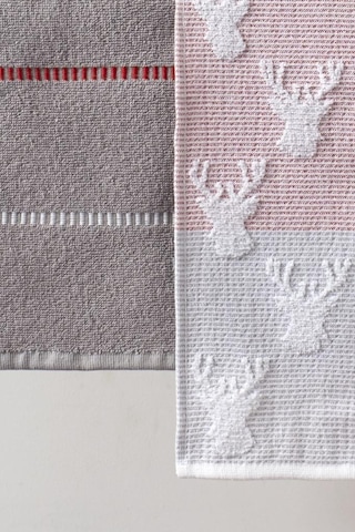 Prımula 30x50 Yılbaşı Christmas Yeni Yıl Temalı 2'Li Havlu Seti