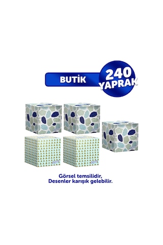 Selpak® Butik Kutu Mendil 5'li