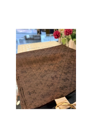 Pierre Cardin Pamuk İpek 100x100 Monogram Eşarp Acı Kahve - 934 Acı Kahve - 934