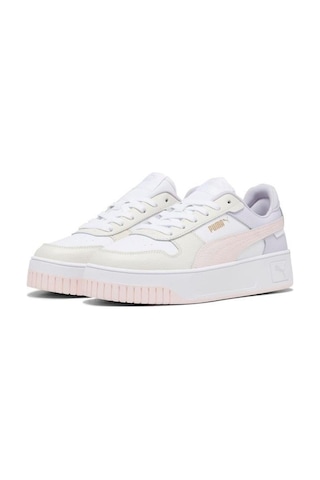 Puma Carina Street 389390 10 Kadın Sneaker Ayakkabı Beyaz Pembe 36-40 001