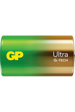 GP G-Tech Ultra Alkalin Lr20 1.5 V Büyük Boy D Pil 2'li