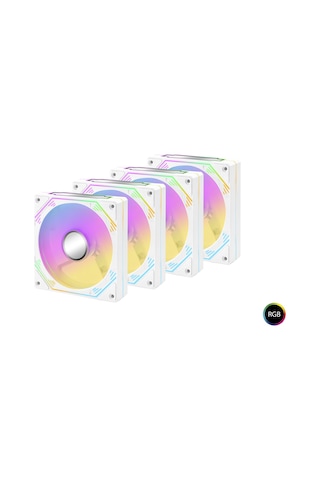 Mofan Mf2900w Pc Gaming Kasa Beta 3 Seri 80 Plus 850w Power Supply 4x Argb Fan Beyaz