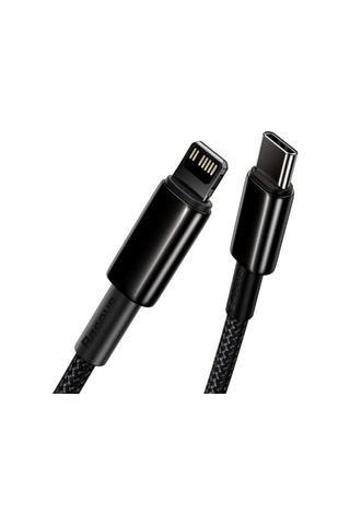 Tungsten Gold Hızlı Şarj Kablosu Type-c To İp Pd 20w, 1m, Siyah