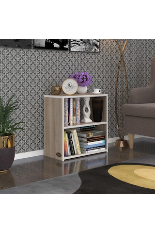 Kenzlife Komodin Riki Crd 60 60 30 Komidin Kitaplık Ayakkabılık Beyaz