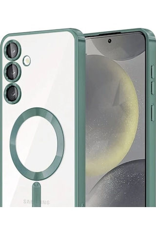Gld-spt- Newface Samsung Uyumlu Galaxy A17 5g Kross Magneticsafe Kapak - Koyu Yeşil