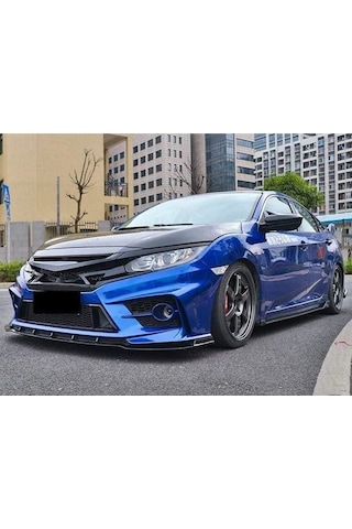 Autogp Honda Civic Fc5 İçin Uygundur Ön Panjur Izgara Ve Far Kaşları Fc450 Model 2016+