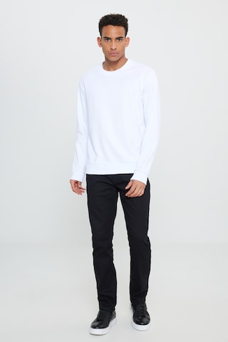 Ac&Co / Altınyıldız Classics Standart Fit Normal Kesim Bisiklet Yaka Erkek Sweatshirt - Beyaz