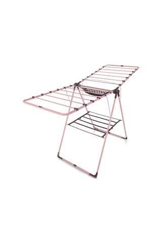 Extra Kalın Borulu Çamaşır Kurutma Askısı Çamaşır Kurutmalık Askılık Pembe Pembe