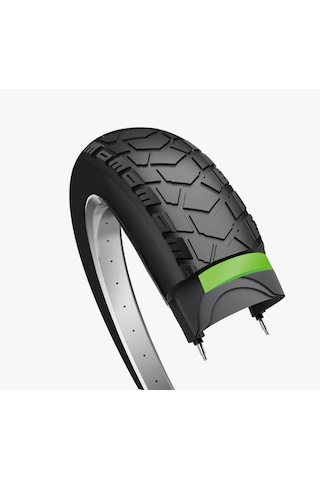 Bike Sky Obor 20x4.00 Escort 3mm Zırhlı Fat Bike Bisiklet Lastik Seti İç Dış Lastik
