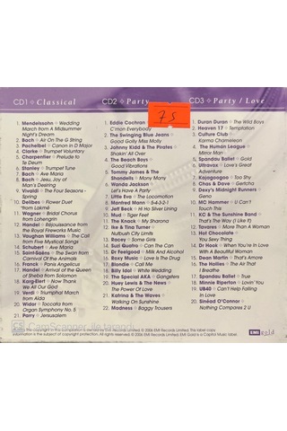 Plak Değildir Cd Dir Cd The Wedding Collection 3 Cd Lik Set