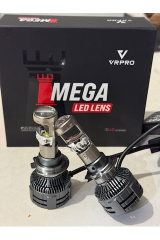 Yenilzd H7mercekli Mega Led Zenon 75w Güç 20.000lümen Garantili V