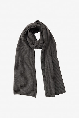 AC&Co / Altınyıldız Classics Erkek Gri Melanj Rüzgar Geçirmez Sıcak Tutan Triko Atkı-bere Set