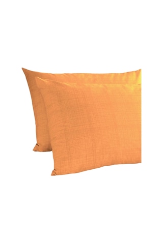 Alla Turca- 2'li Yastık Kılıfı 50x70 Cm Sarı Sarı / 50 X 70 Abanoz
