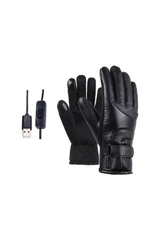 Shineyee Usb Isıtmalı Eldivenler: Su Geçirmez, Dokunmatik Ekran Uyumlu, Motosiklet Ve Bisiklet İçin Soğuk Kış Eldiveni