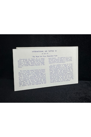 1981 İngiltere Kraliyet Hava Kuvvetleri Deniz Kurtarma Royal Air Force Raf Airmail