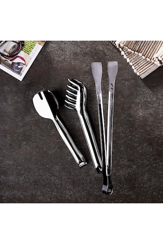 Hisar Lale 3 Parça Servis Maşa Seti