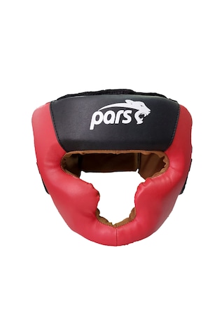 Parsspor Pars Protec Tam Koruyucu Kapalı Antrenman Kaskı Siyah-Kırmızı