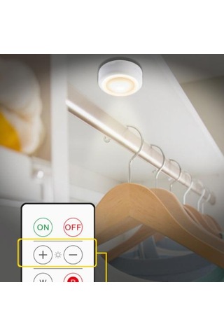 Inf Led Spot Seti 2 Pratik Uzaktan Kumandayla 6 Şık Işık Diğer