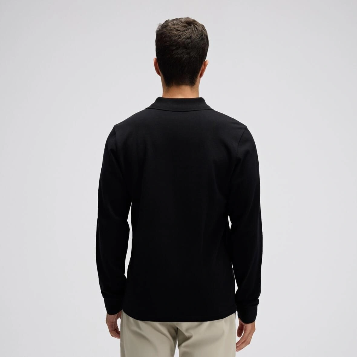Ellesse Em582-bk Erkek Polo Yaka Sweatshirt - Siyah Siyah
