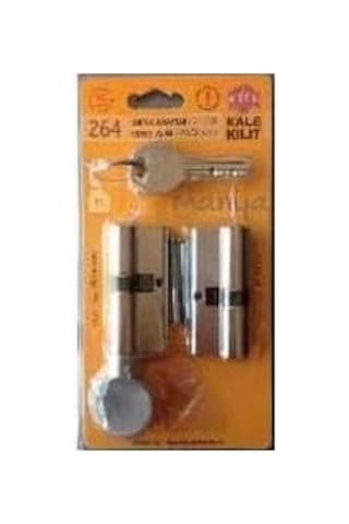 Bijutek Kale Kilit 264 Ortak Anahtarlı 2'li Set Snc+smc Kilit S