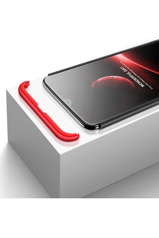 Samsung Uyumlu Galaxy M30 Kılıf Zore Ays Kapak-Siyah