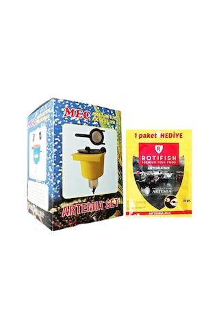 Artemia Çıkartma Seti Kepçeli  - 1 Adet Rotifish Artemia Mix 18 G