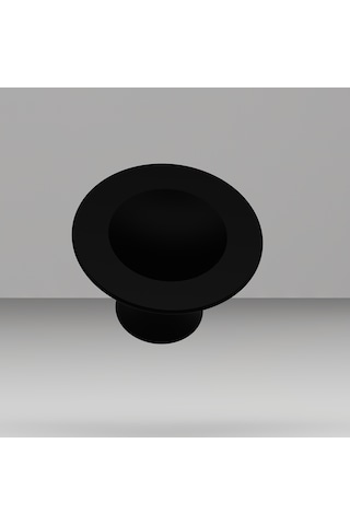 Mantar Dolap,çekmece,mobilya Kulbu 4 Adet Siyah